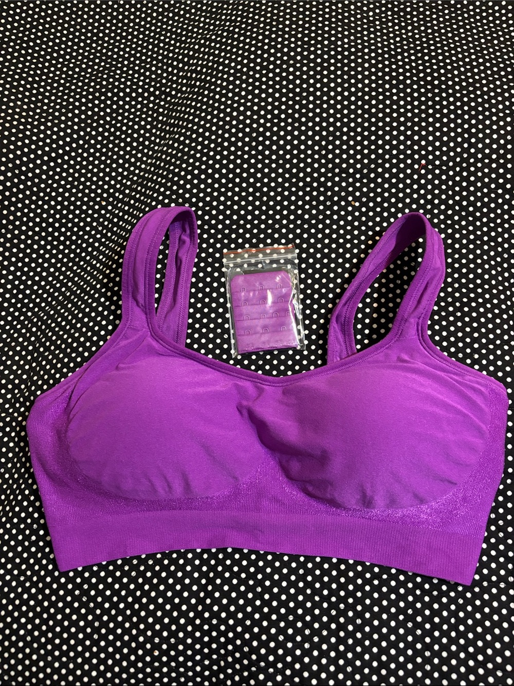 Underoutfit Seamless Purple Wireless Comfort Bra - Style 457 Size L